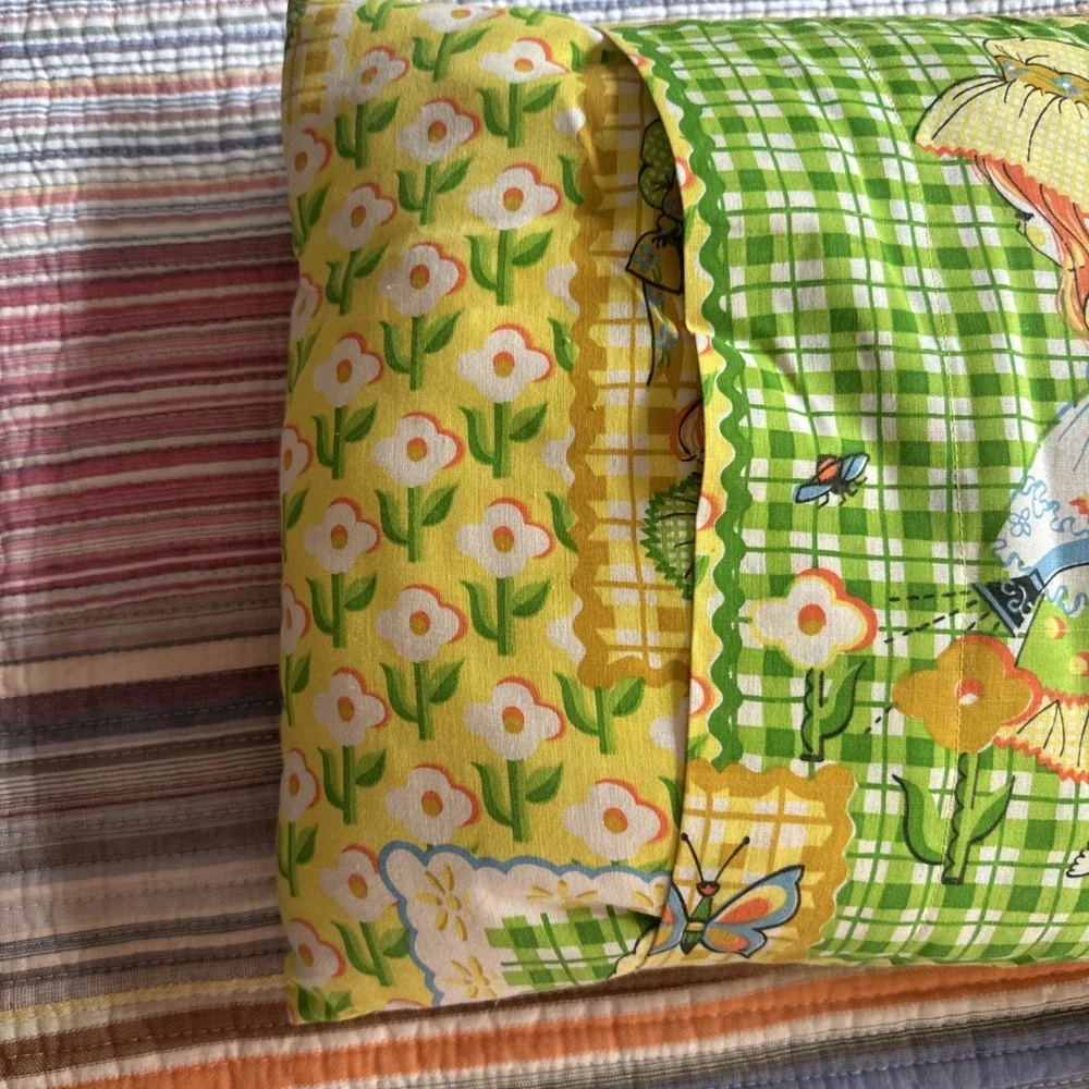 Vtg Sears Katie's Patchwork Pillow Featured in Stranger Things MCM